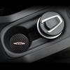 2Pcs Car Carbon Fiber Pattern Anti Slip Cup Protection Pad For BMW Mini Works Cooper F55 F56 F57 F60 F54  R50 R52 R53 R55 R56