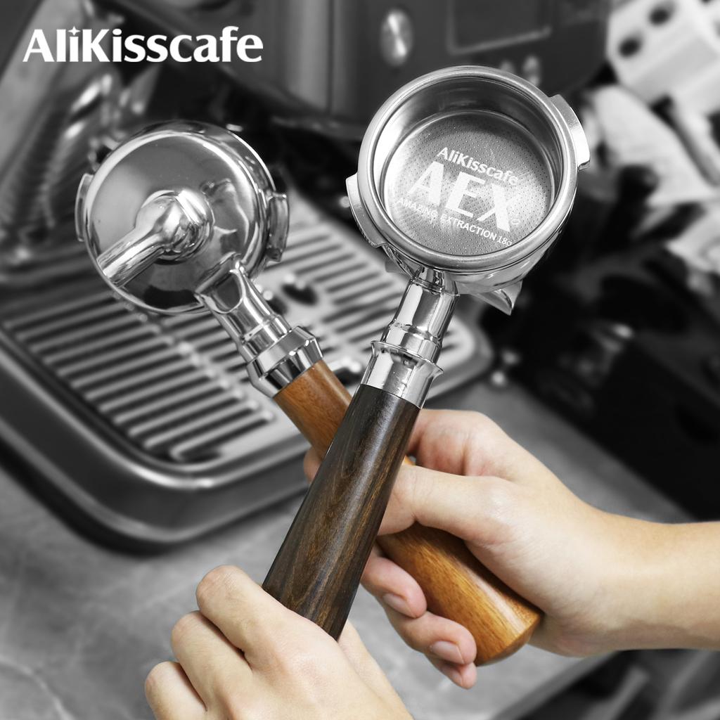 AliKisscafe 58MM Kaffeepulverhalter Für GAGGIA Classic Pro Doppelter Auslauf Shot Espressomaschine Zubehör Maker Barista Werkzeuge