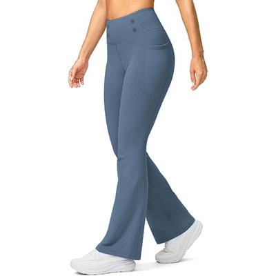 Women's Flare Leggings High Waisted Stretchy Soft  Athletic Yoga Pants With Pockets