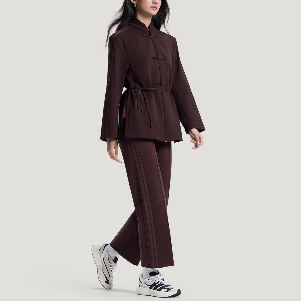 adidas FW25 Samuel Gui Yang Co-Created Suit New Chinese Style Sports Casual Loose Knit Jacket Women Jacket HY2112