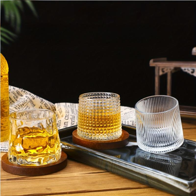 1pcs 150ml Rolling Whisky Glass Stylish Glassware for Scotch Bourbo Cocktail Cognac for Bar Glassware Tool Home Kitchen Supplies