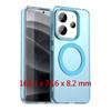 Magnetic Adsorption Wireless Charge Case For Redmi Note 14 4G Transparent Back Case Redmi Note 14 4G Case For Redmi Note 14 4G