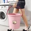 ZISIZ Thickened Plastic Water & Laundry Bucket