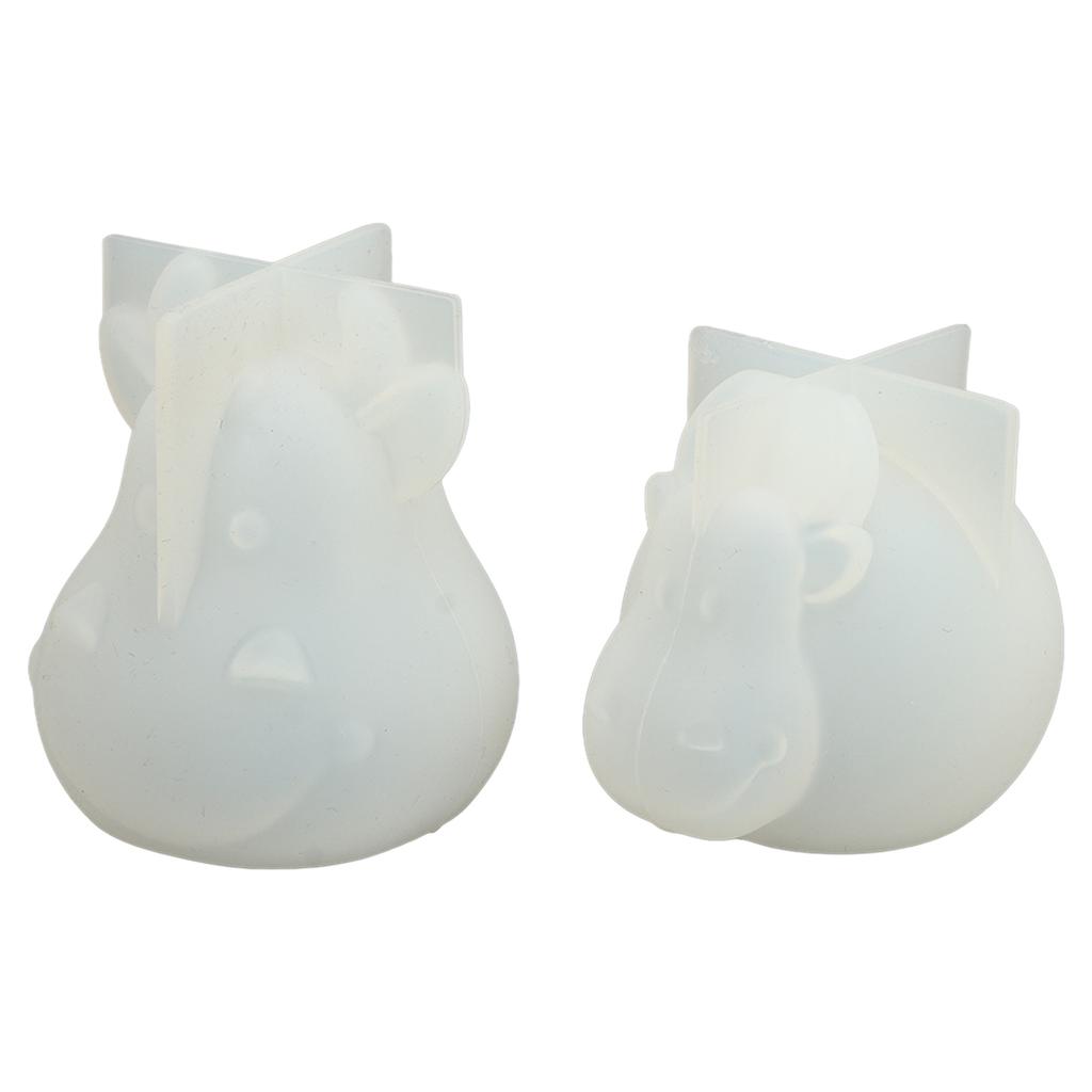 Kuh Silikonform 3D Tier Rind Epoxid Silikon DIY Dreidimensional DIY Tropfkleberform für DIY