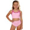 Girls Color Bikini Set Two Piece Swimsuits for Kids Summer Beach Vacation