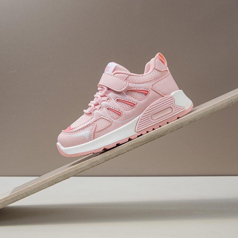 Children's Mesh Sneakers 2025 Autumn New Soft-soled Non-slip and Breathable Fashion Versatile Medium and Older Children's Casual Shoes