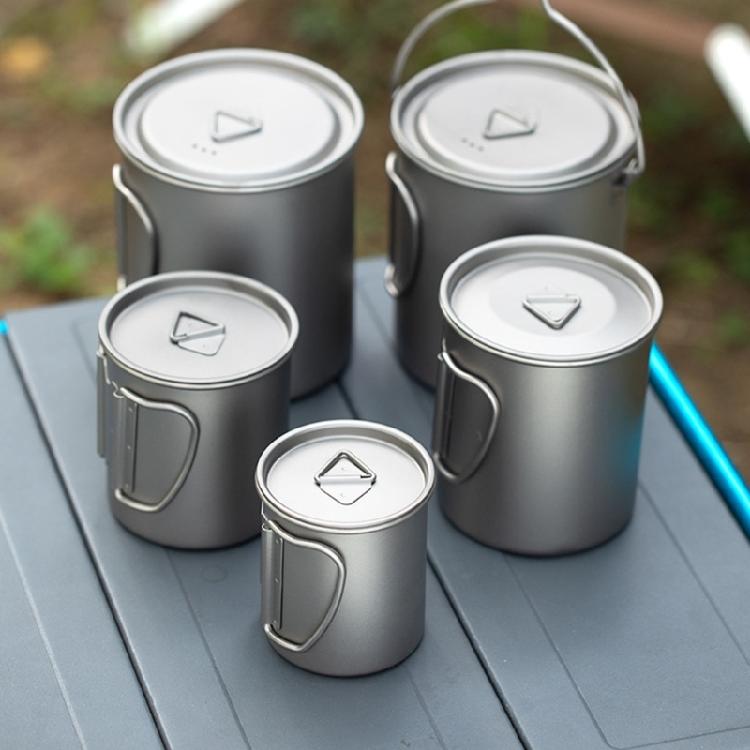 Camping Drinking Water Cup Travel Cookware Drink Cup Tourist Mug Coffee Mug Picnics Utensils Outdoor Kitchen Equipment