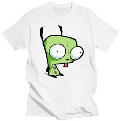 Unisex-Kleidung Gir - Kapuzenpullover (Eindringling Zim) T hemd Invader Zim t hund roboter nicktoon nicktoons cartoon cartoons szene 2000s inva