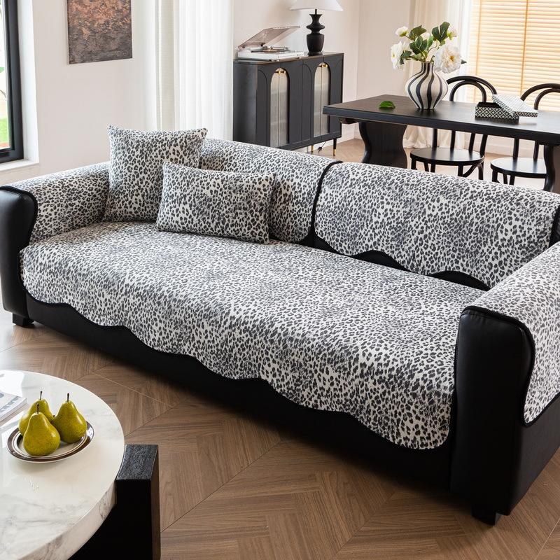 Special-shaped Irregular Sofa Cushions, Festive Red Straight Row, A Whole Sofa Cover, Cloth Towel, Cushion Cover, Universal for All Seasons