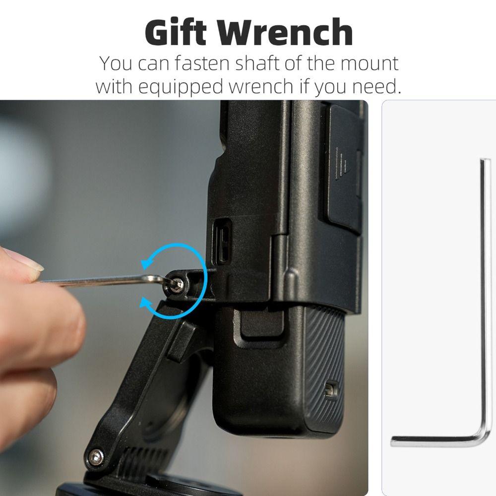 Foldable Backpack Mount Clip Wall Magnetic Bracket for DJI Osmo Pocket 3 Action Camera Accessories