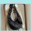 Trendy Fashionable Black Sling Bag For Women With Unique Dumpling Shape