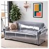 Clear Vinyl Couch Cover Waterproof 1/1/1 Seat Sofa Protector Heavy-Duty Vinyl Protects Sofas from Pet Claws, Stains, Dust, Spill