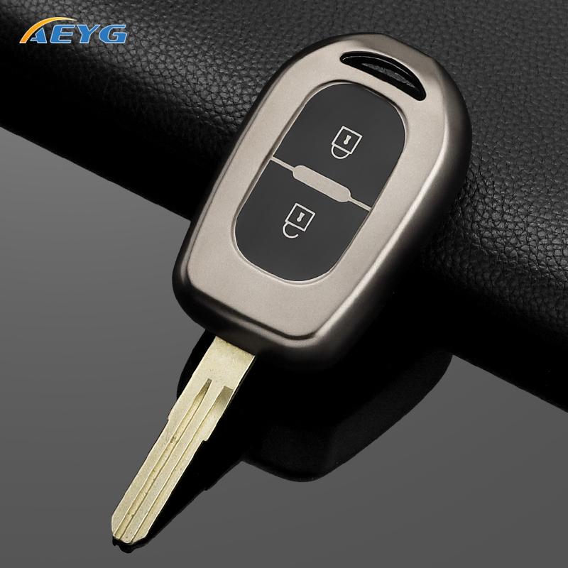 Car Remote Key Case Cover Shell Fob For Renault Kwid Traffic Symbol For Dacia Sandero Logan Duster Soft Tpu Auto Accessories