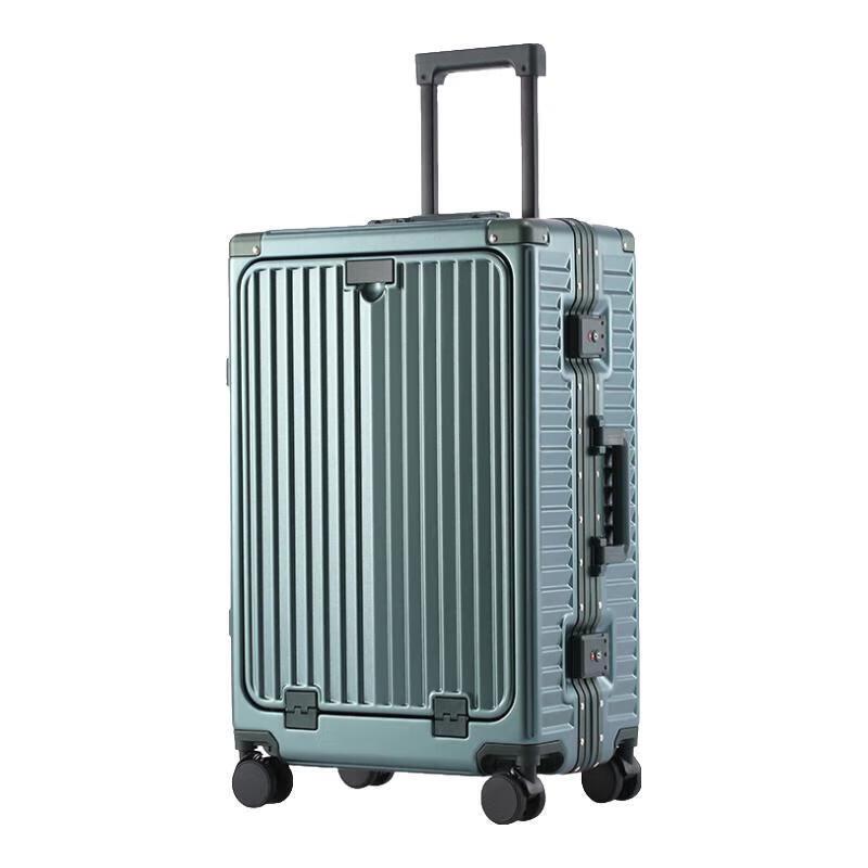 

Tymon Front-Opening Aluminum Frame Hardside Luggage with USB Charging 20 inches