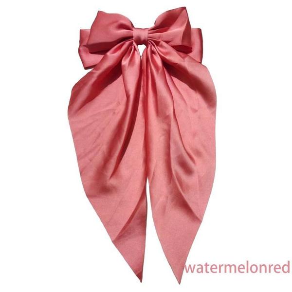 Ribbon Bow Hair Clip Large Vintage Style Hair Clip Spring Clip Hair Accessory Headwear Accessory