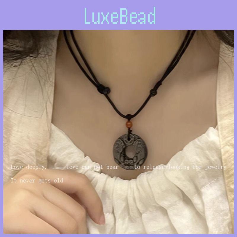 New Chinese Style Pixiu Couple Necklace Handmade Vintage National Trend Adjustable Stylish Neck Chain