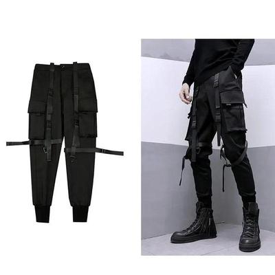 Nieuwe Mode Heren Cargo Broek Hip Hop Lente Pocket Harajuku Mode Cargo Broek