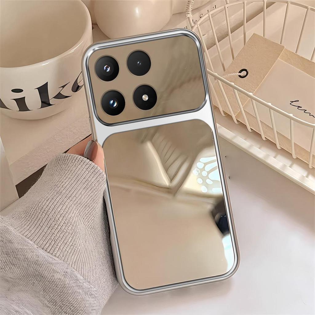 Case for Xiaomi 17 Trending Big Window Cover Mirror Phone Casing