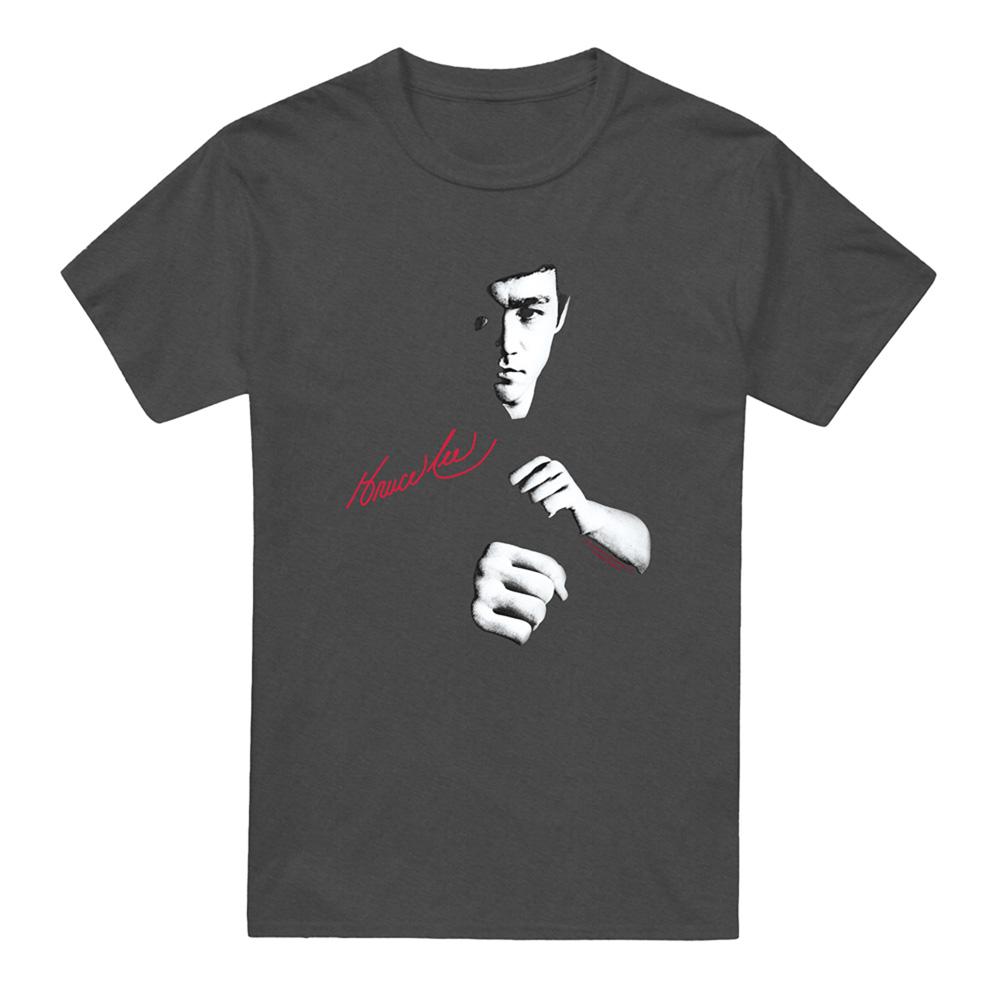 Bruce Lee Unisex Adult The Dragon Awaits T-Shirt