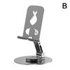 Metal 360 Rotate Mobile Phone Holder Adjustable Flexible Folding Mobile Phone Stand Mount Desktop Tablet Stand