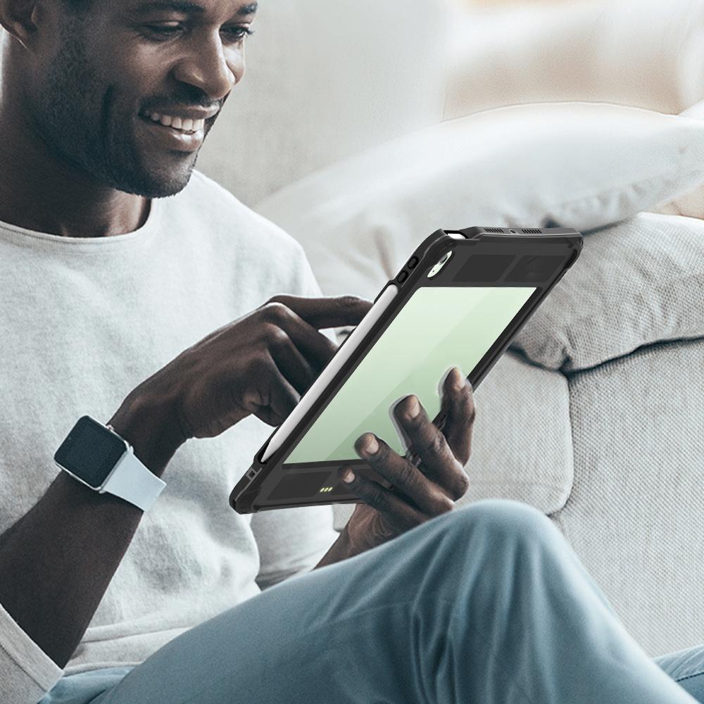 SHELLBOX For iPad Air 11 (2025)/(2024) Case IP68 Waterproof Dustproof Shockproof Built-In Screen Protector