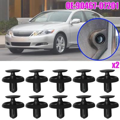 10 Peças Clipe Rebite Fixador Novo Para Lexus GS 2005 2006 2007 2008 2009 2010 2011 - 2020