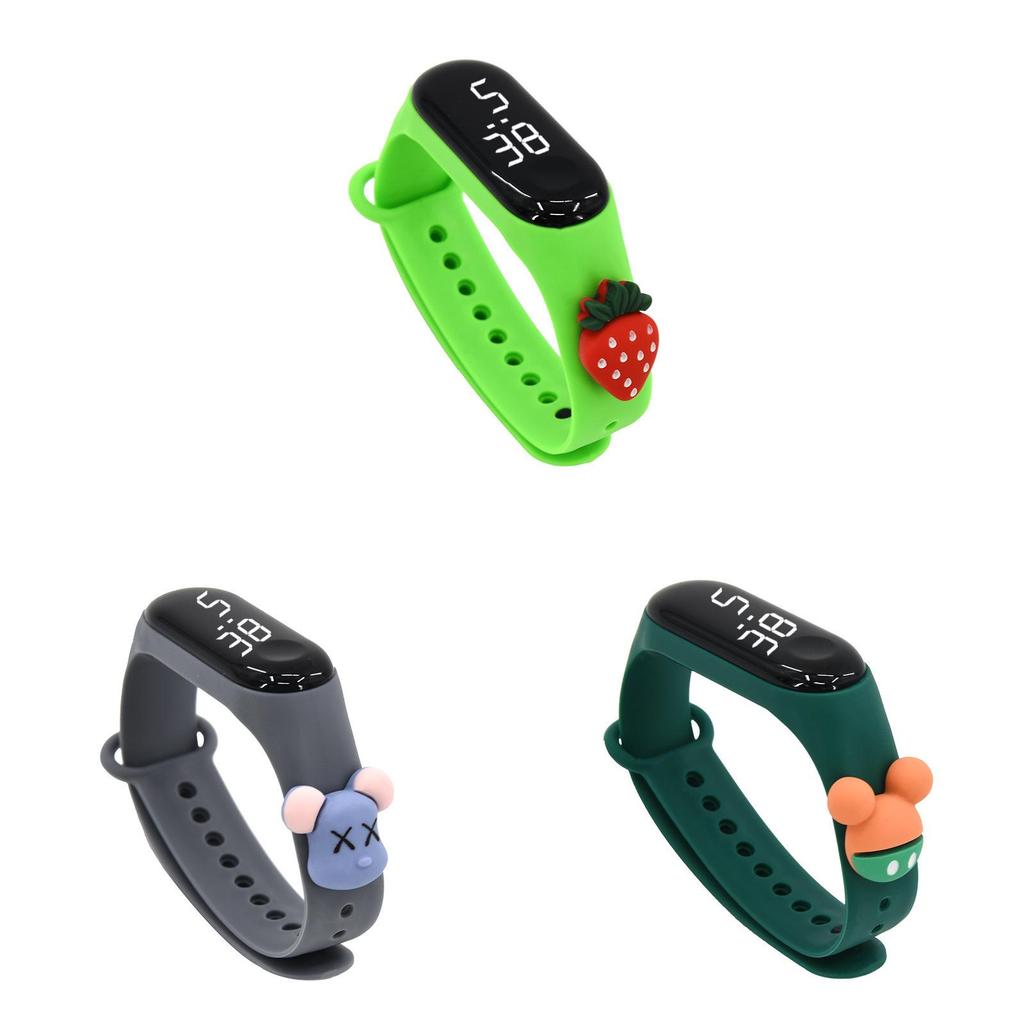 Mickey Mouse Digital Kids Watch With Waterproof Tpu Band For Children And Touch Control