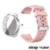 Soft Silicone Watchband For Huawei Watch GT 2e Strap Wriststrap for Huawei Watch gt 2e Bracelet Smart Wristband Protector case