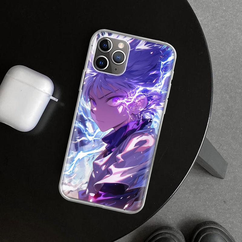 Huner X-Hunters Killua Phone Case Cover for iPhone 11 12 13 Mini 14 15 Plus 16 Pro Max 17 Air 7 8 + SE Art Customized Fundas 11