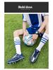 New Children's Low-Top Studded Football Shoes for Boys & Girls - Rubber Grass Field Sports Training