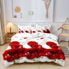 Kit 3D Digital Printing Three-Piece Set, Quilt Cover, Bed Sheet, Pillowcase