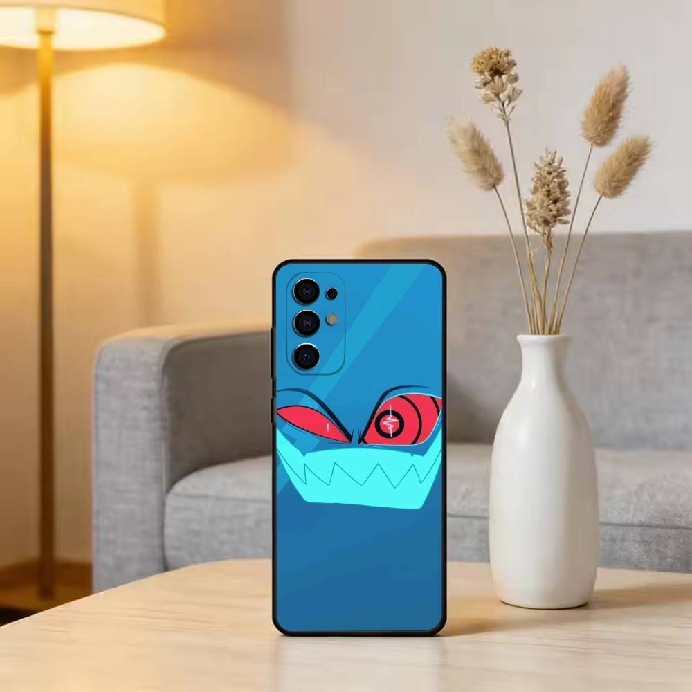 H-Hazbin V-Vox Phone Case For Samsung S25,S24,S21,S22,S23,S30,Ultra,S20,Plus,Fe,Soft Silicone Black Cover