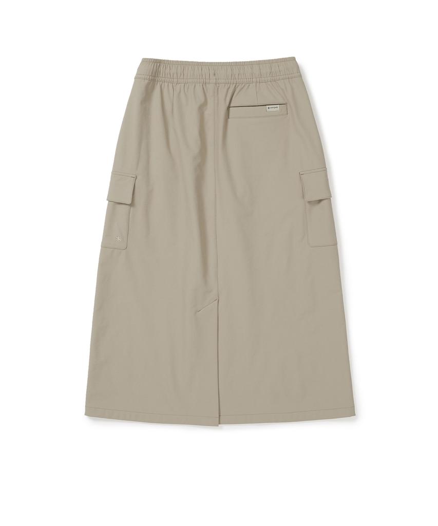 SNOWPEAK APPAREL Lago Women'S Cargo Skirt (S24Fwtsk33) Beige