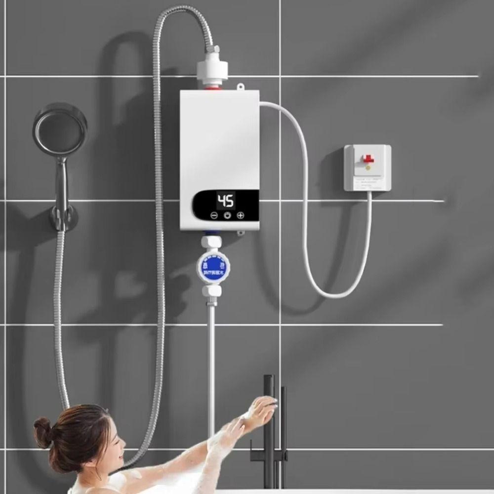 Constant Temperature Instant Hot Water Heater Mini Instant Water Heater  Bathroom Shower Heater
