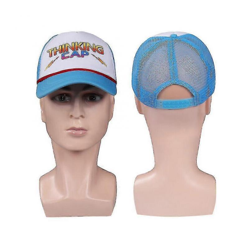 Stranger Things Season 4 Dustin Thinking Hat Cap Sunshade Baseball Cosplay Adult
