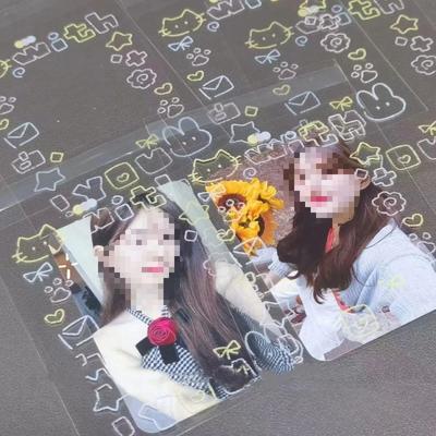50pcs Kpop Photocard Holder Photo Card Packaging Supplies Cards Collect Book Photo Card Case Office Supplies