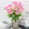 Artificial Carnation Flower with Stem 10 Head Home Office Table Centerpiece Wedding
