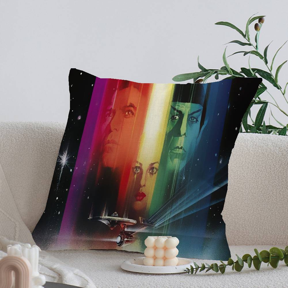 Star T-Treks Pillow Gift Home Office Decoration Pillow Bedroom Sofa Car Cushion CoverPillow Case 12x12Inch