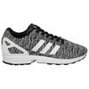 Adidas Originals ZX Flu Fabric Abrasion Resistant Breathable Low top Running Shoes Men's Black White BB2166()