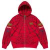 Supreme X Vanson Leathers Spider-Man Reißverschluss Kapuzenpullover Rot