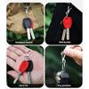 10Pcs Stainless Steels Keychain Carabiner Clasp Small Carabiner Clip for Camping Bottle Backpacks Clasps Keychain