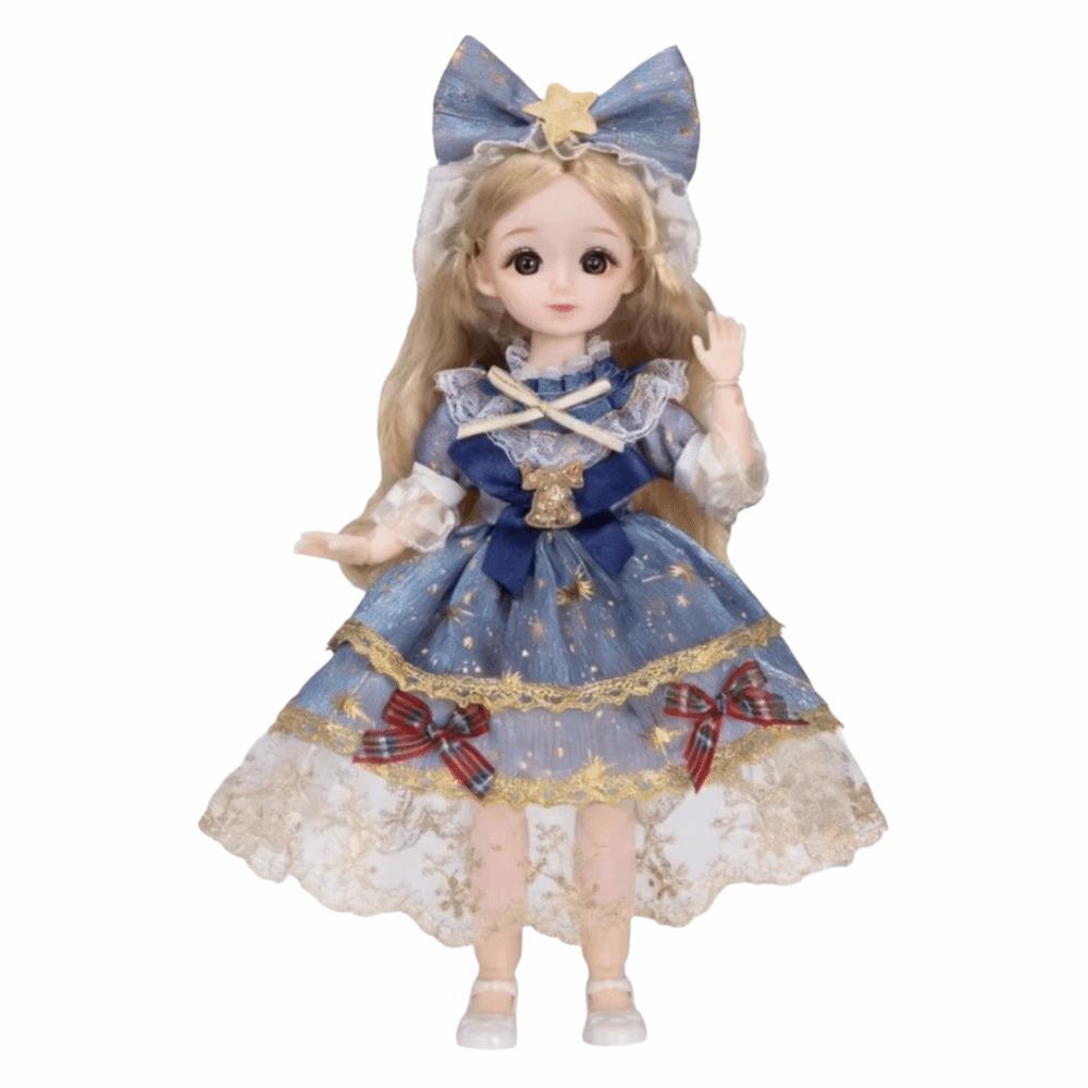 Cute Face BJD Doll Movable Joints Dress Up Doll Fashion Doll Princess Doll Birthday Gift