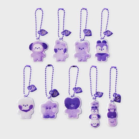 

Случайный мини-брелок для ключей BT21 Purple of Wish Edition minini