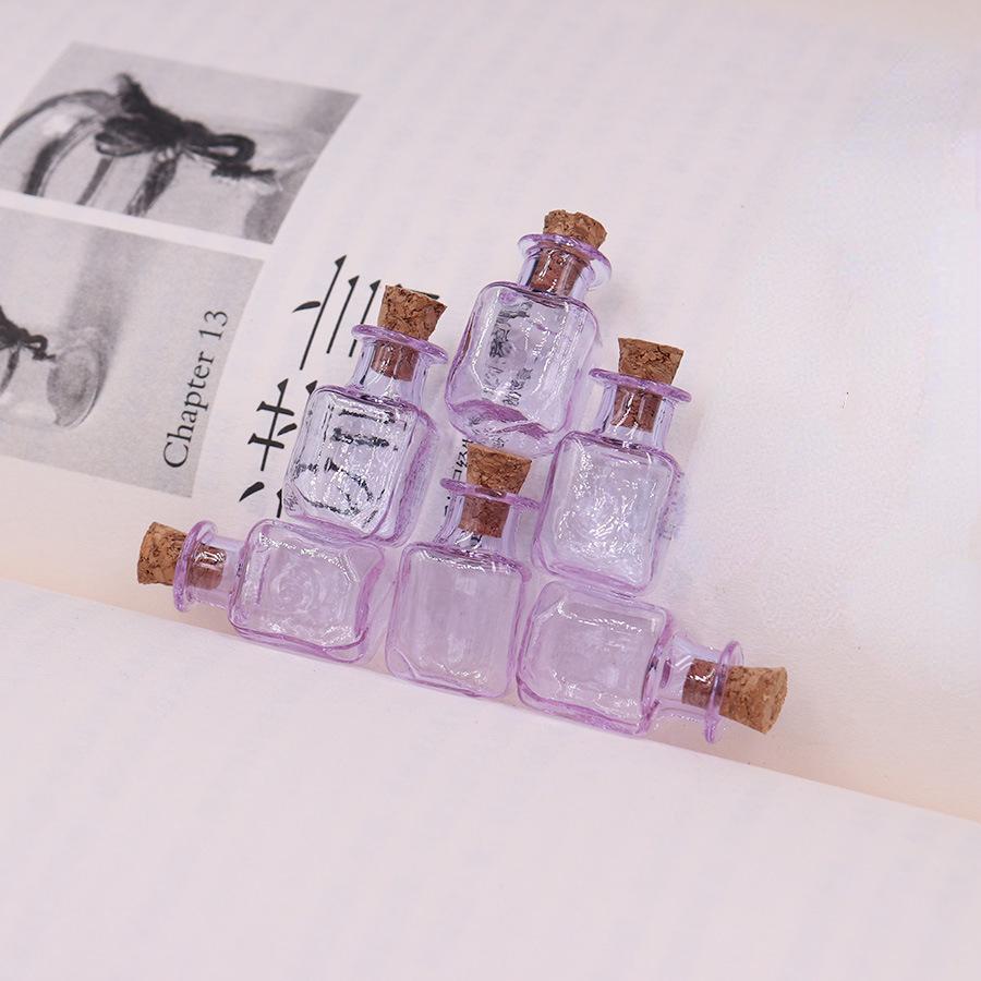 Doplňky pro kutily Ručně vyrobený materiál Příslušenství Skleněná láhev na přání Driftovací láhev s dřevěnou zátkou Kreativní driftovací láhev