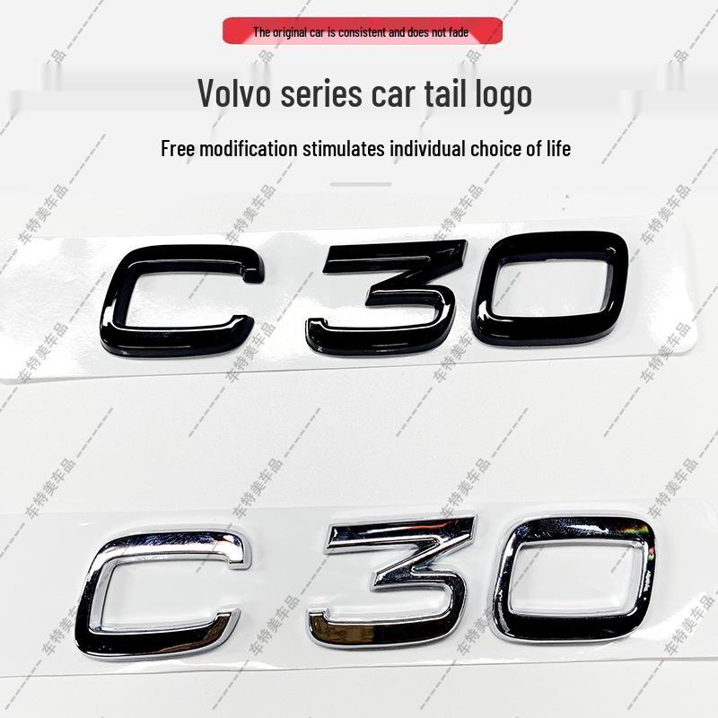 Volvo S90/S80/S40/C30/C40 Custom Trunk and Displacement Emblems