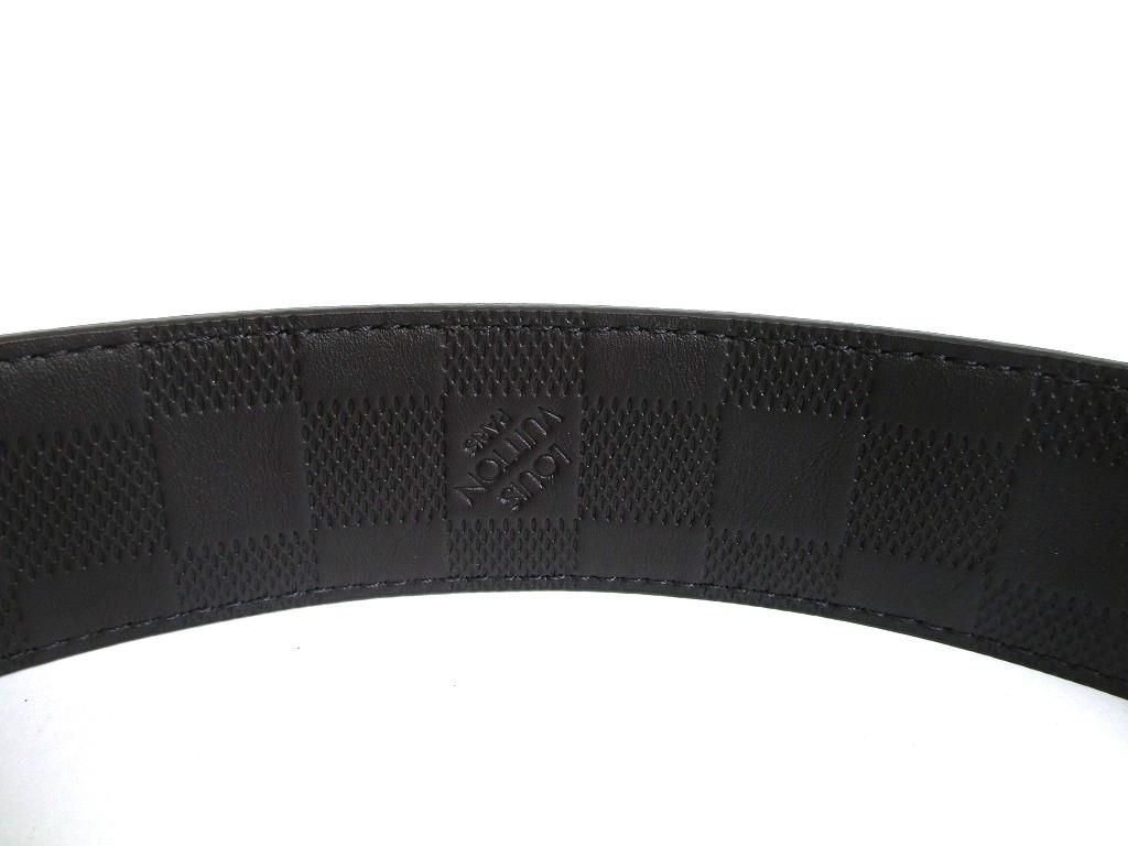 Authentic LOUIS VUITTON Damier Graphite Infini Inventure Buckle Belt Size M #a877  Refurbished