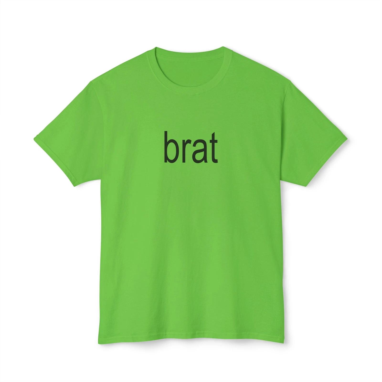 Charli XCX Brat HD Cotton Tee Shirt Album Merch T-Shirt S