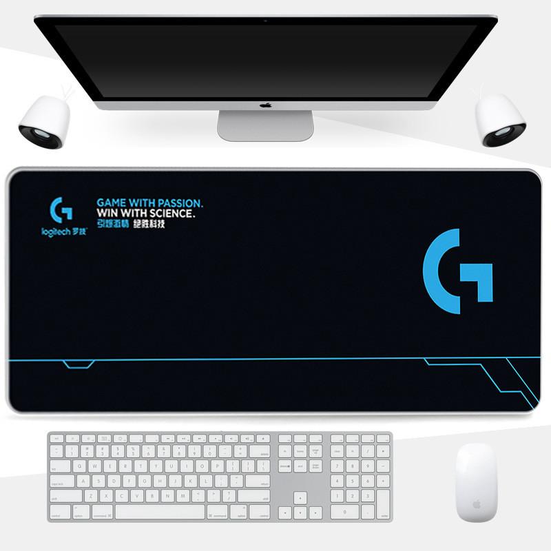 Office Desk Mouse Pad With Non Slip Rubber Surface For Gaming And Work