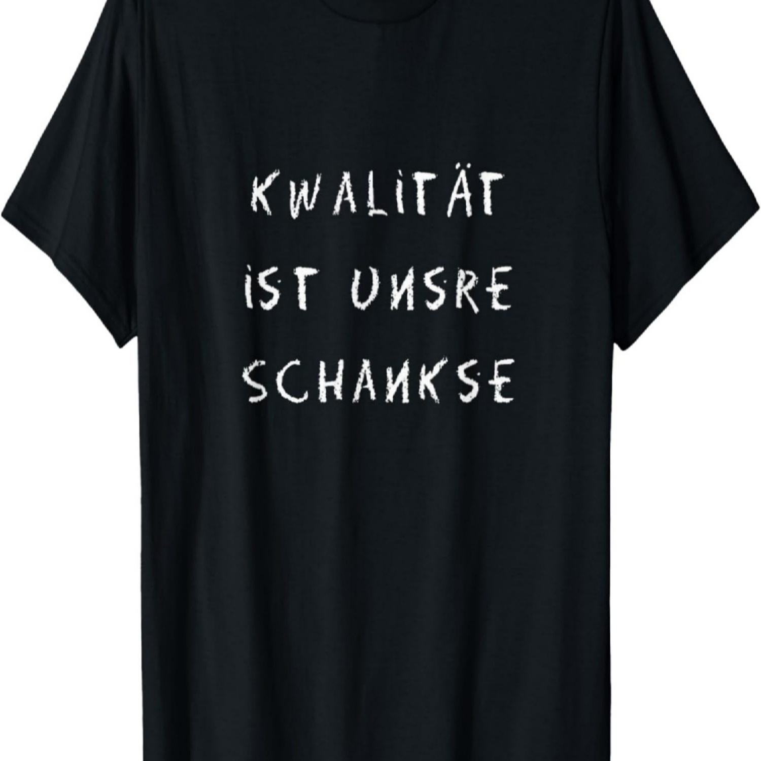 

Quality is our bar Funny T-shirt print joke print T-Shirt S чёрный