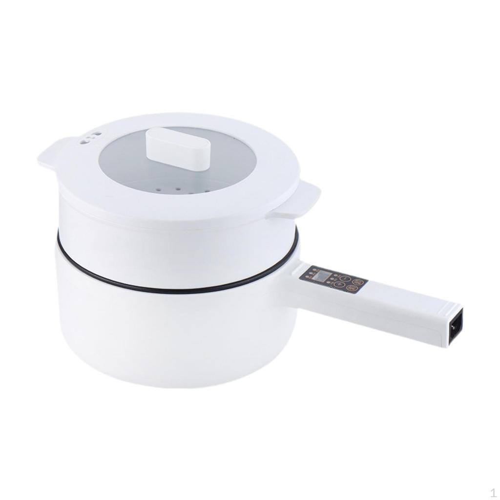 Electric Cooker, Ramen Multifunctional Wok Rice Cooker Skillet for Fry